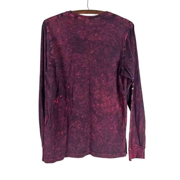 RIPNDIP Lord Nermal Shirt Men Size S Pocket Tee Burgundy Long Sleeve SZ S - Picture 4 of 8